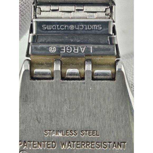 Vintage 1999 Swatch Quartz Watch Irony in-Centric YLS112 New Battery Runs - Picture 7 of 11